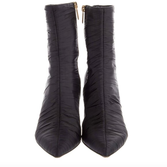 Tibi Nylon Ruched Ankle Boot - Picture 2 of 3